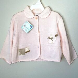 NWT Zucchero e Filati Easter spring cardigan